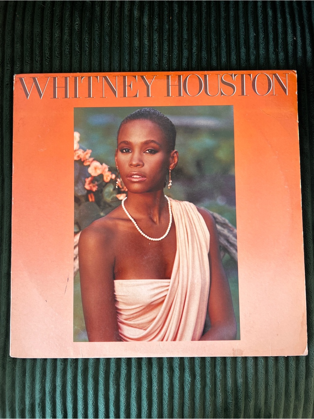 Whitney Houston Vinyl Album - Coral Cover